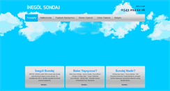 Desktop Screenshot of inegolsondaj.com
